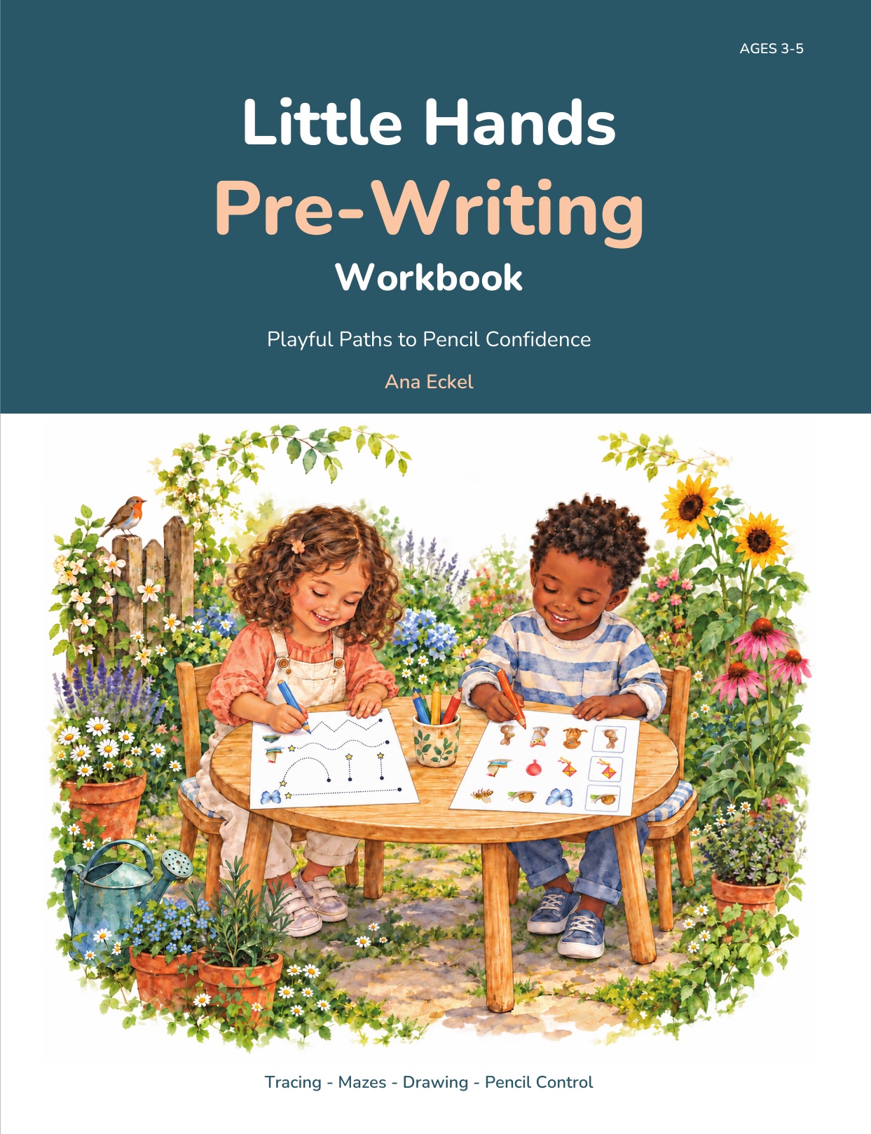 Little Hands Pre-Writing Workbook: Playful Paths to Pencil Confidence