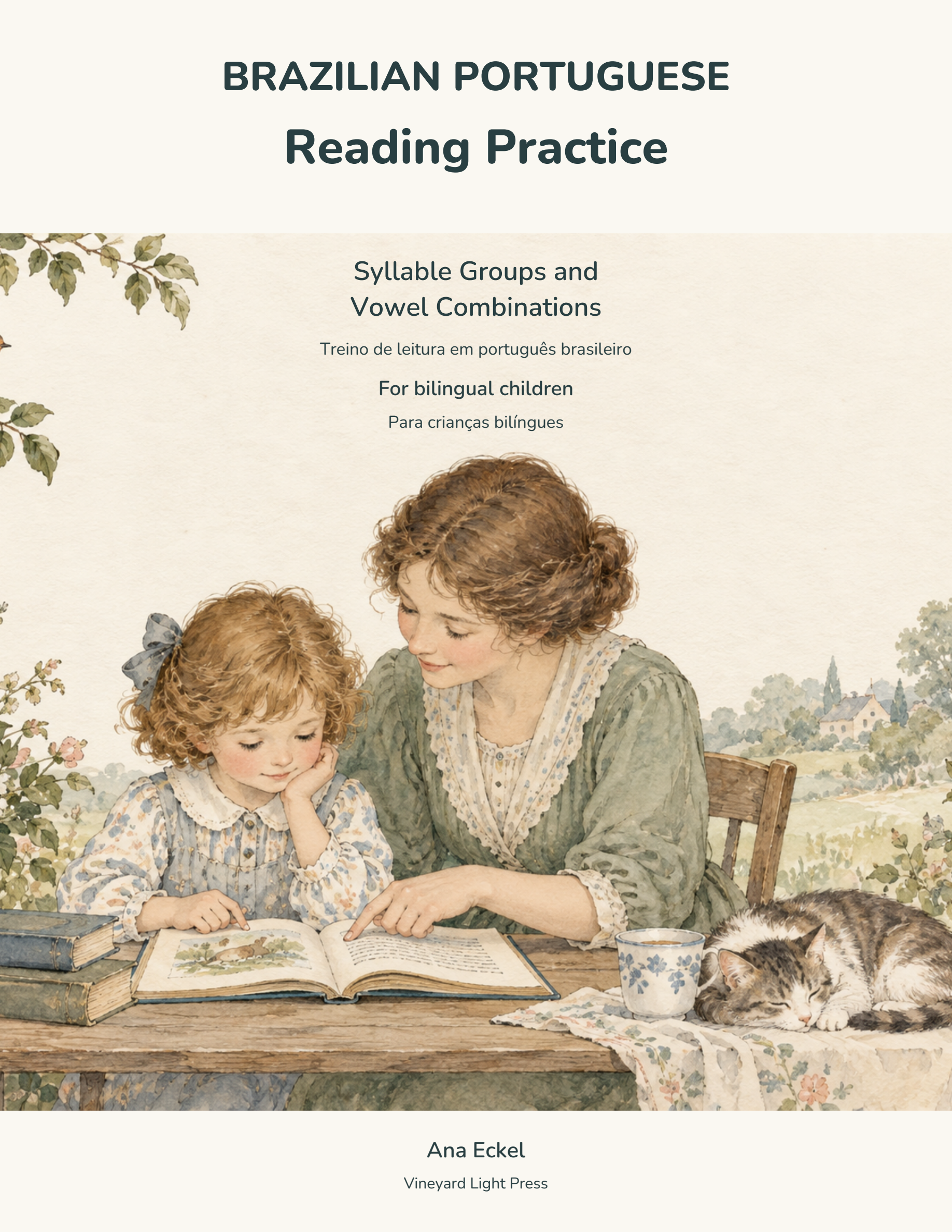 Brazilian Portuguese Reading Practice for Bilingual Kids | Printable PDF